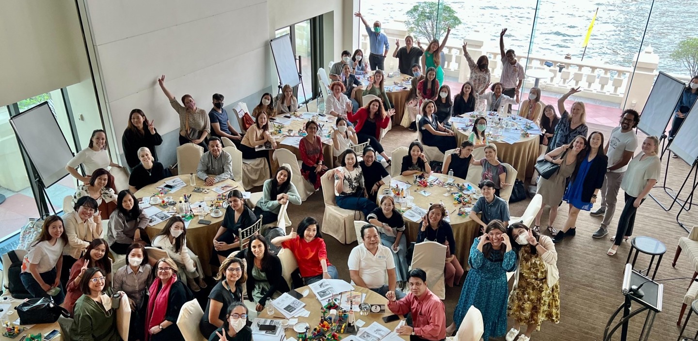 LEGO® SERIOUS PLAY® workshop moment linked to collaboration training by Braveway